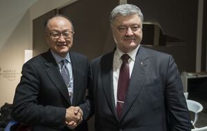 Джим Ен Ким и Порошенко встретились на форуме в Давосе