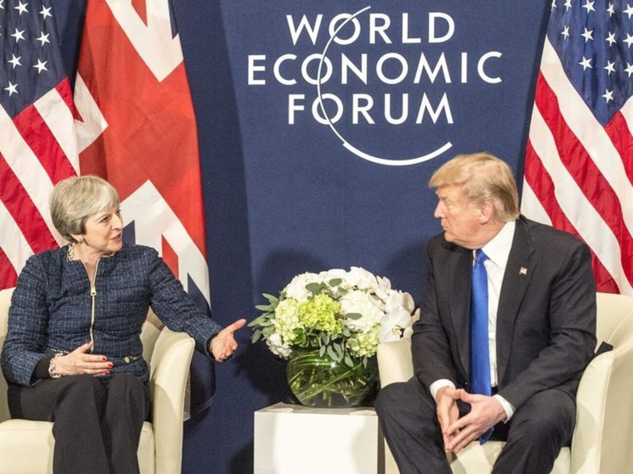 Мэй и Трамп обсудили ситуацию с Ираном и Сирией, а также переговоры по Brexit