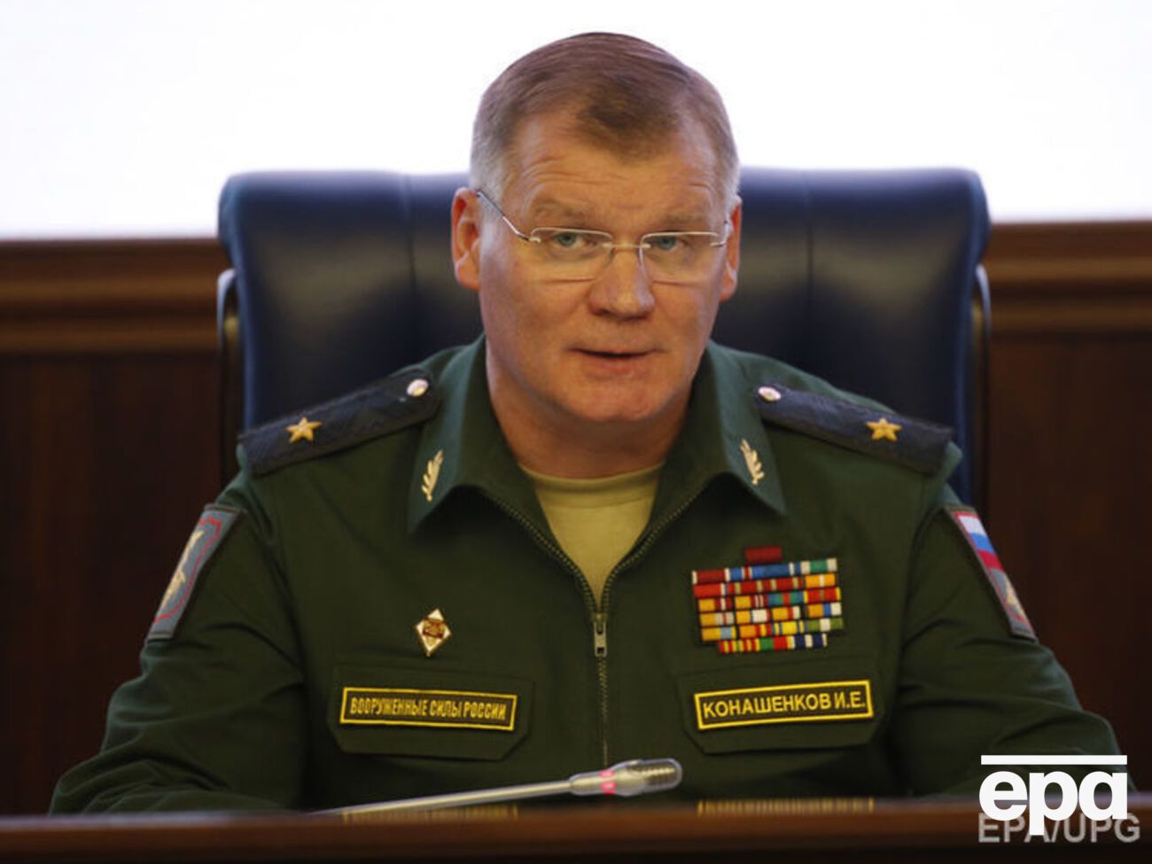 Конашенков припустив, що заява британського міністра пов'язана з політикою