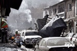 Наслідки вибуху в центрі Кабула