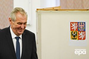 Земан лідирує на виборах президента Чехії