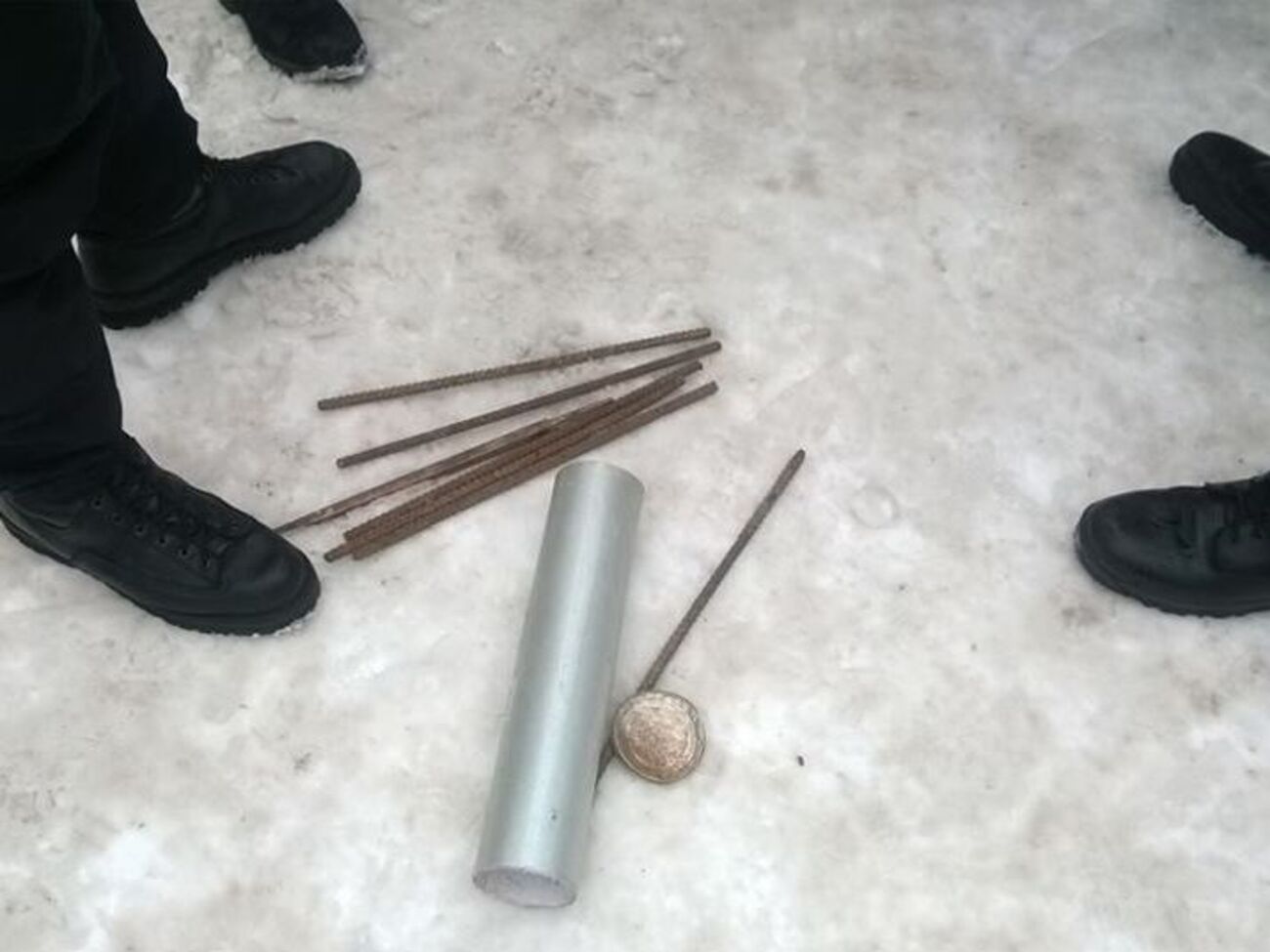 У протестувальників виявили арматуру