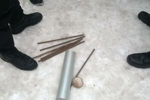 У протестувальників виявили арматуру