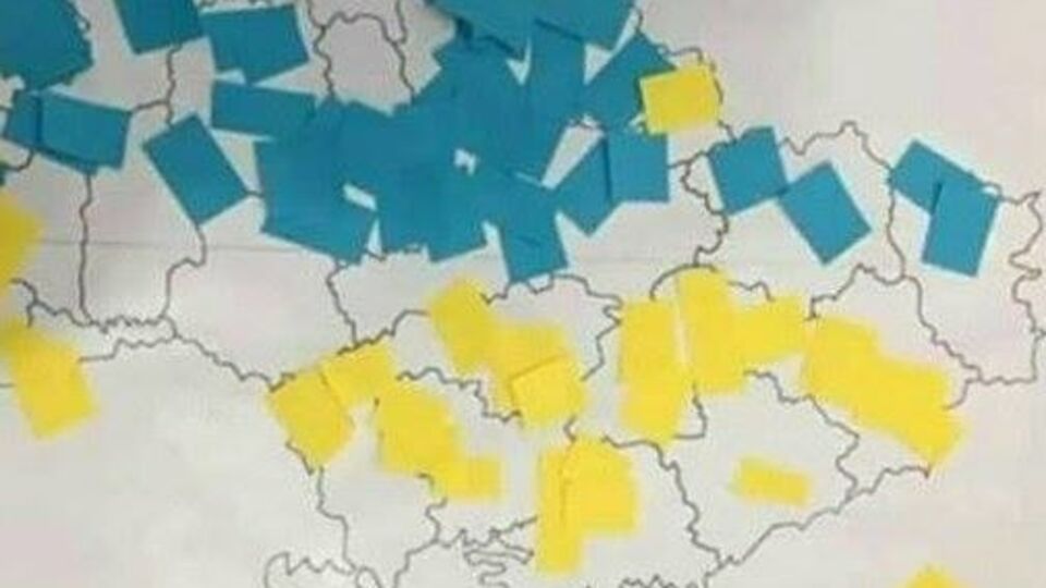 Керівництво дитсадка попросило вибачення за мапу України без Криму