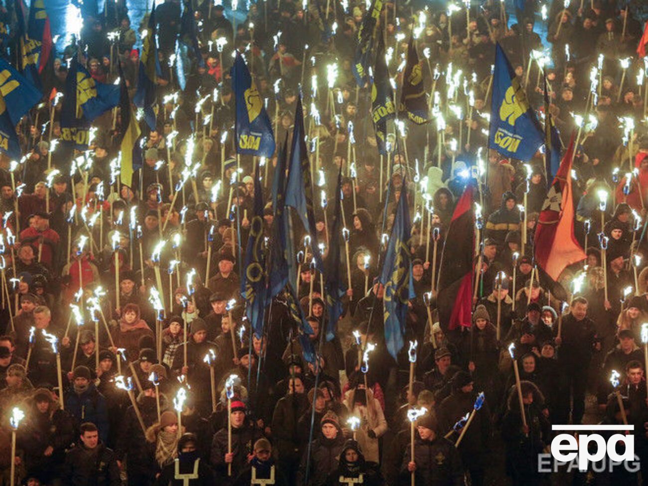 В Киеве марш прошел от Арсенальной площади до Аскольдовой могилы