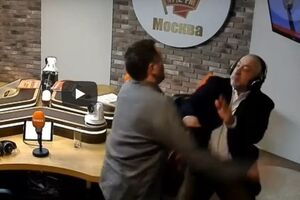 В ответ на пощечину Шевченко начал избивать Сванидзе