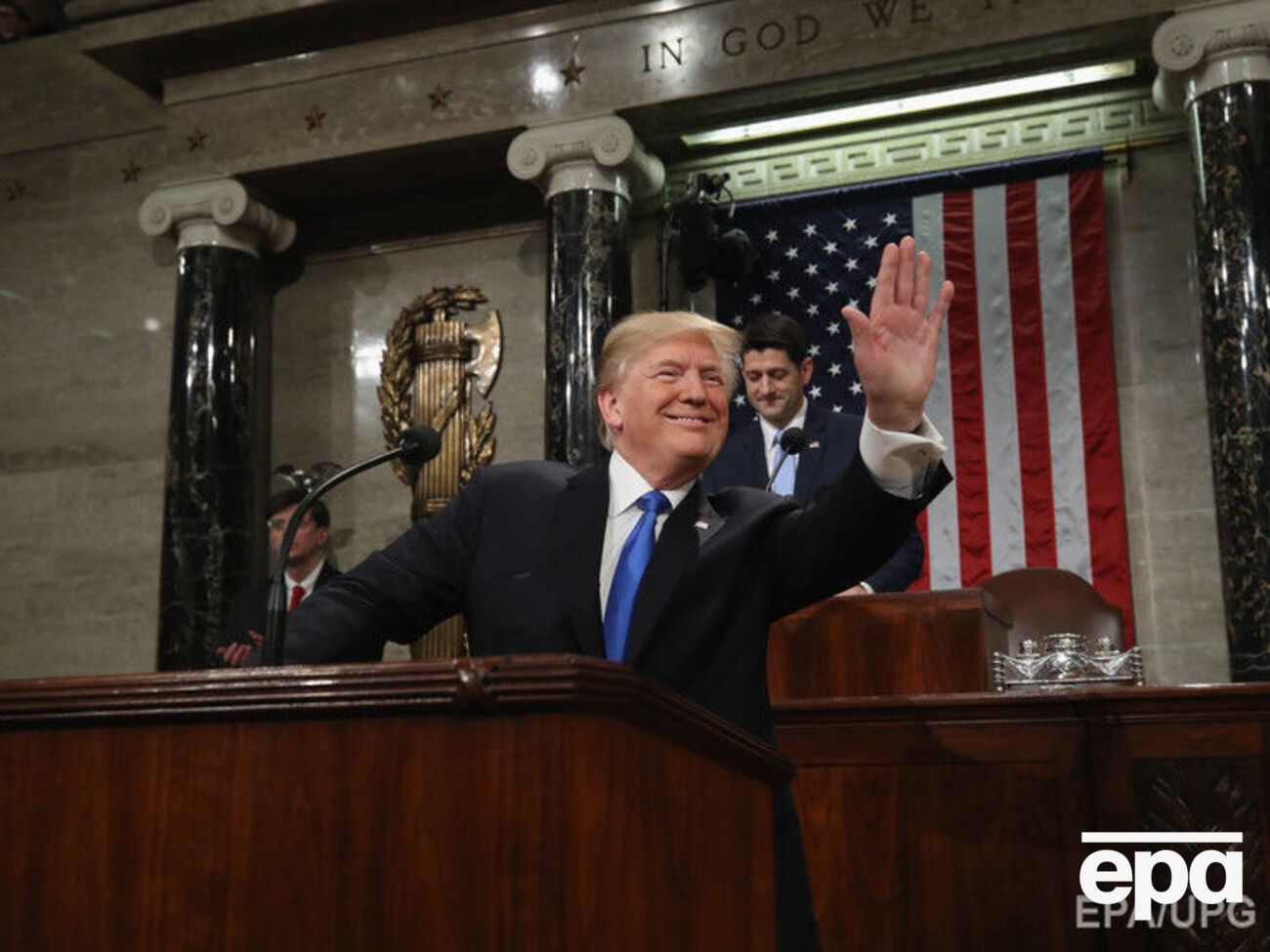 Трамп розповість американськими парламентарям про перспективи економіки США