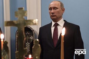 Путин в Ново-Иерусалимском монастыре в Подмосковье