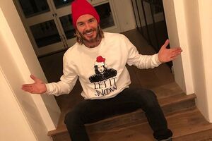 Бекхэм обнародовал семейные фотографии