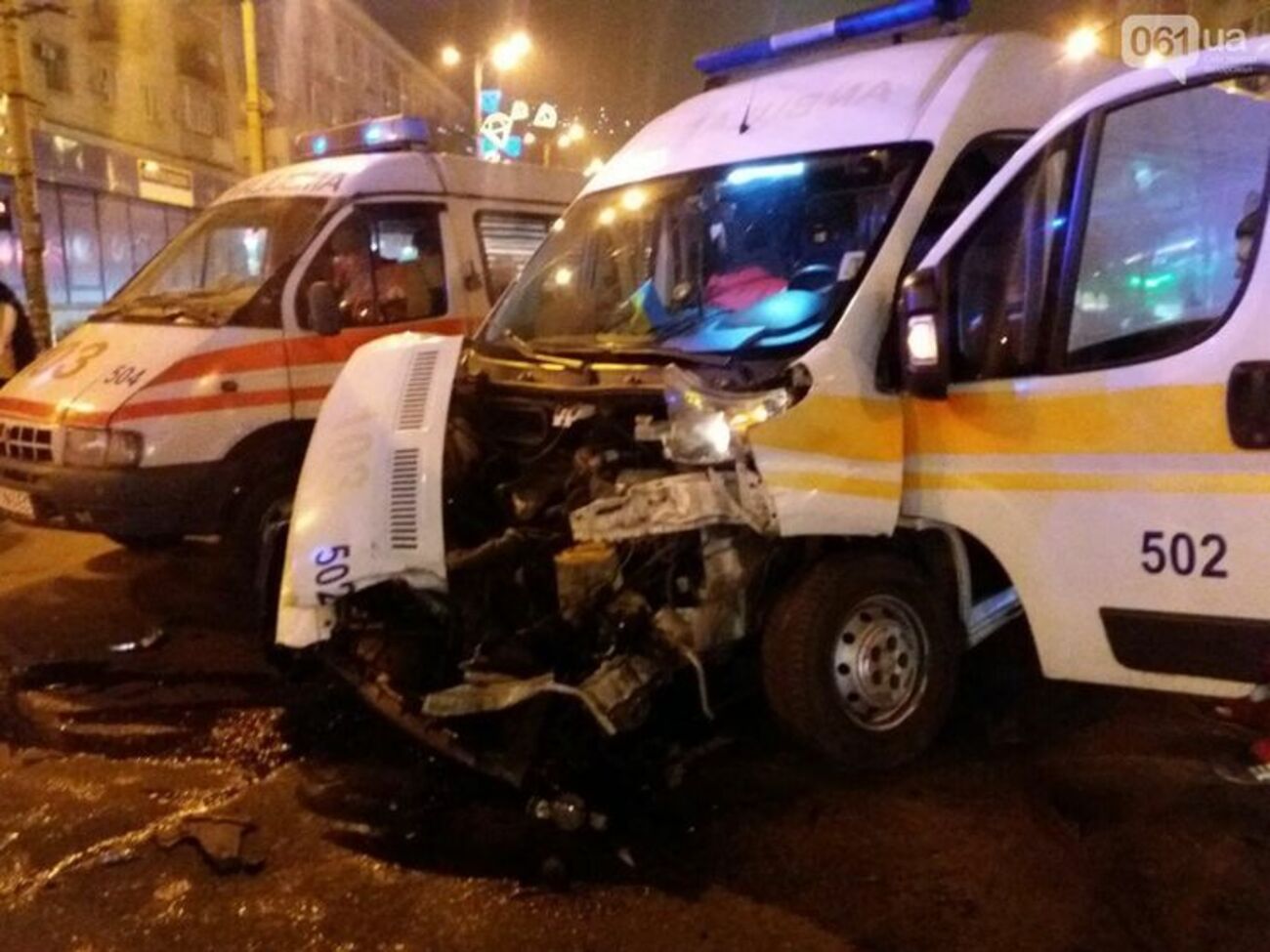 Пострадавших госпитализировала другая "скорая"