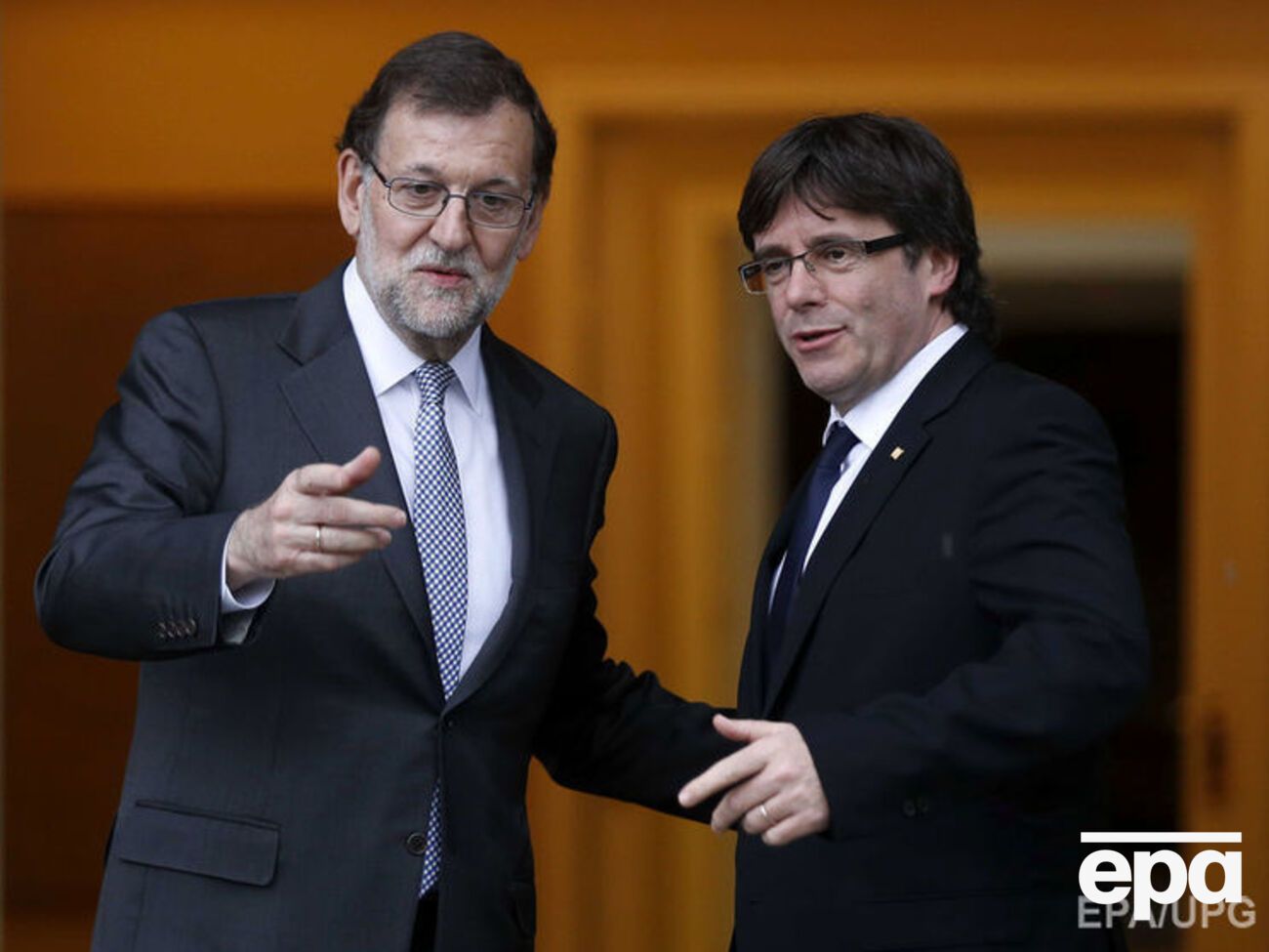 Рахой (слева) не принял условий Пучдемона