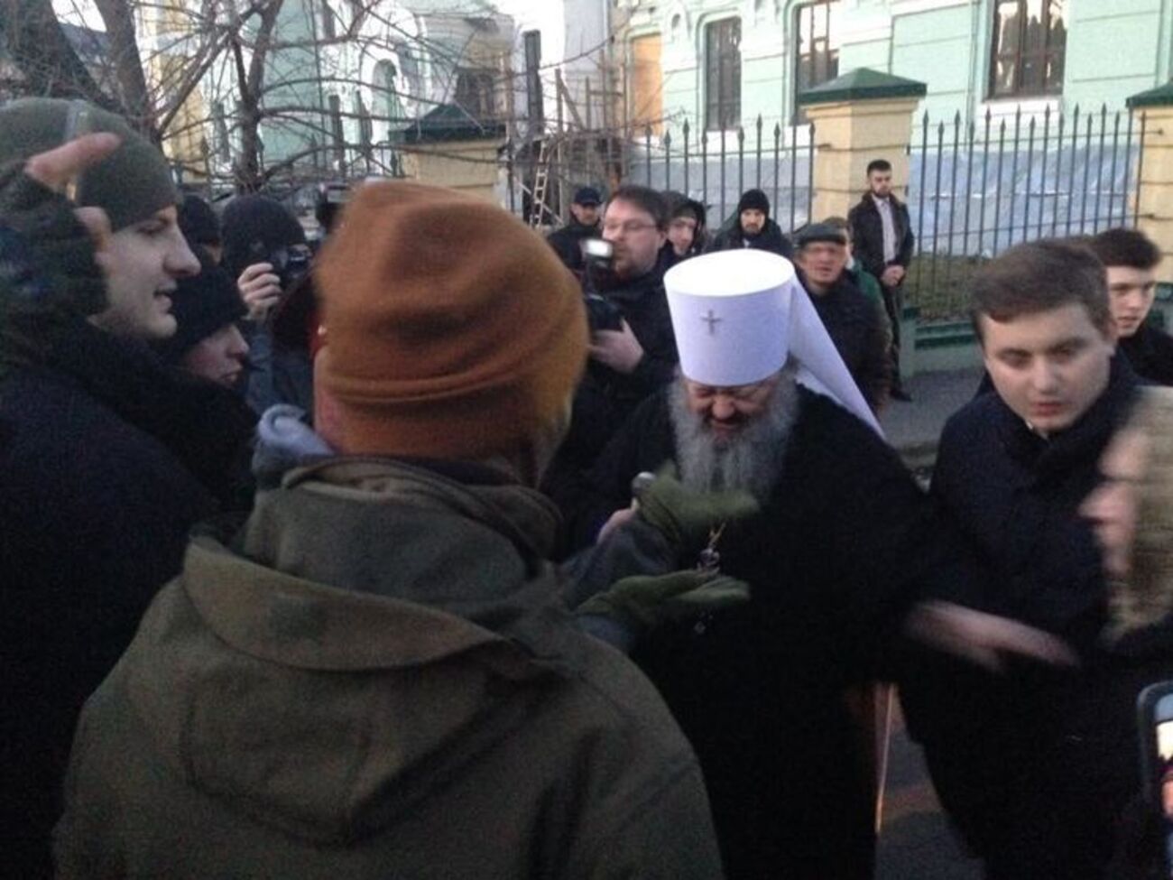 Павло вийшов до пікетувальників