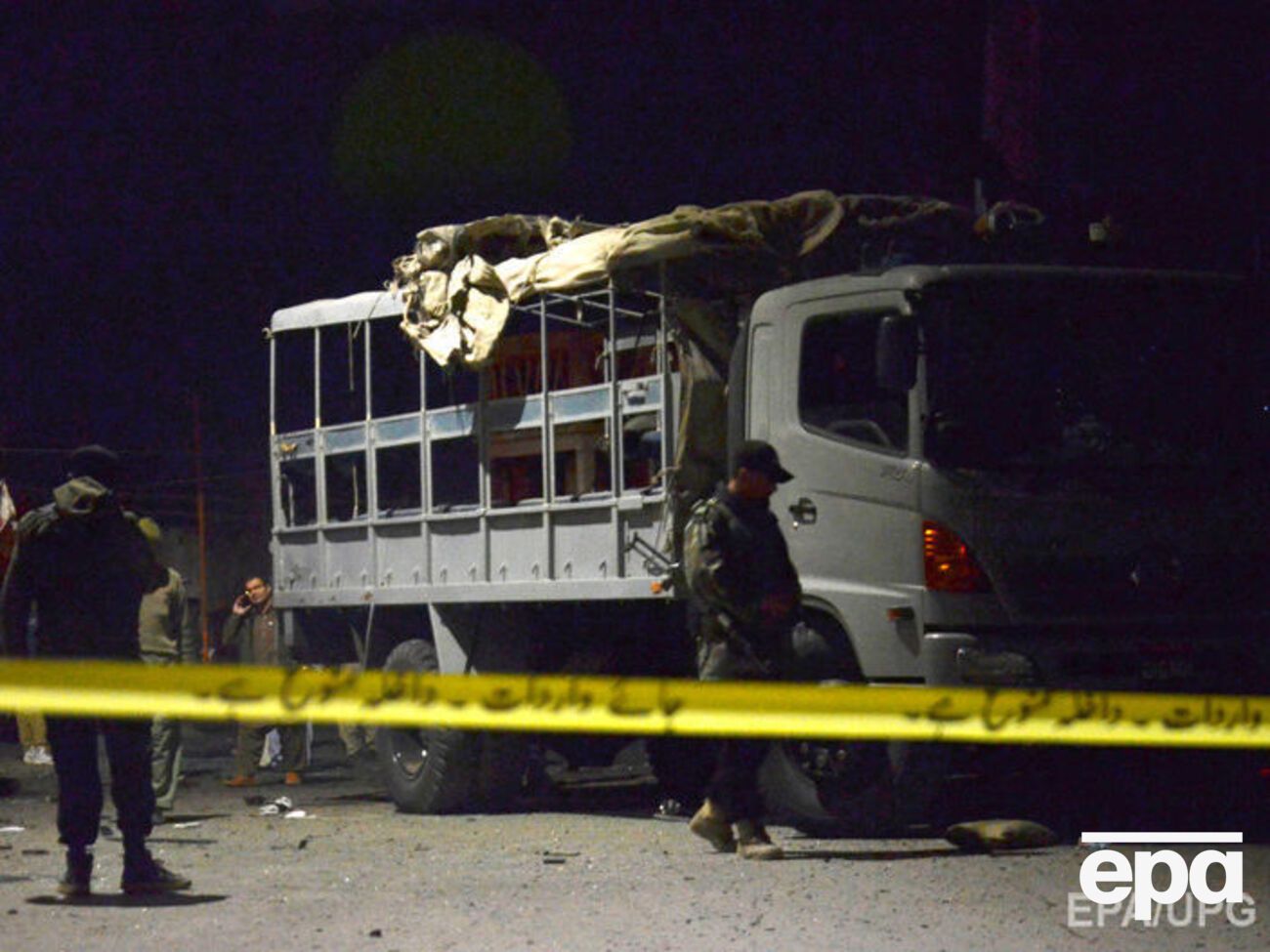 Метою терориста була поліцейська вантажівка