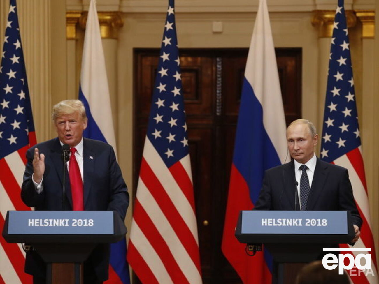 Путин и Трамп встречались в Хельсинки 16 июля