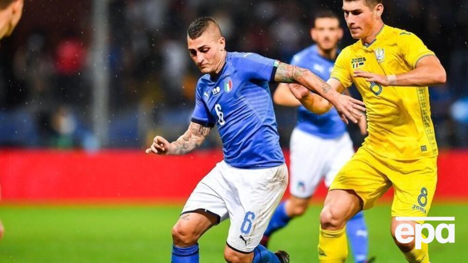 Сборные Украины и Италии сыграли вничью 1:1