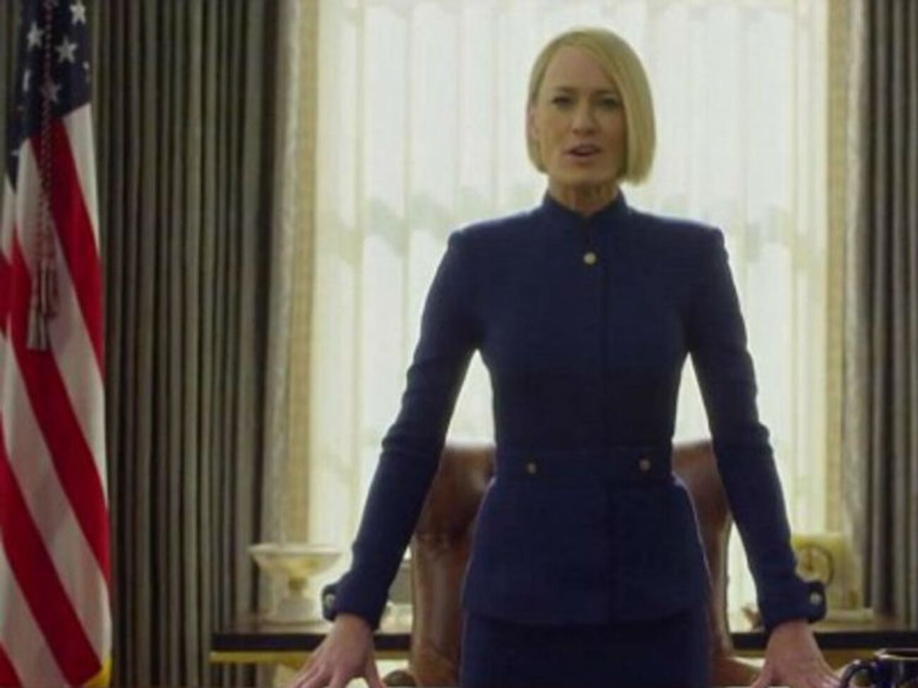 Робин Райт исполняет роль президента США