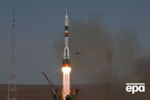 Аварійний блок першого ступеня ракети-носія "Союзу МС-10" ударився об центральний блок і пошкодив його