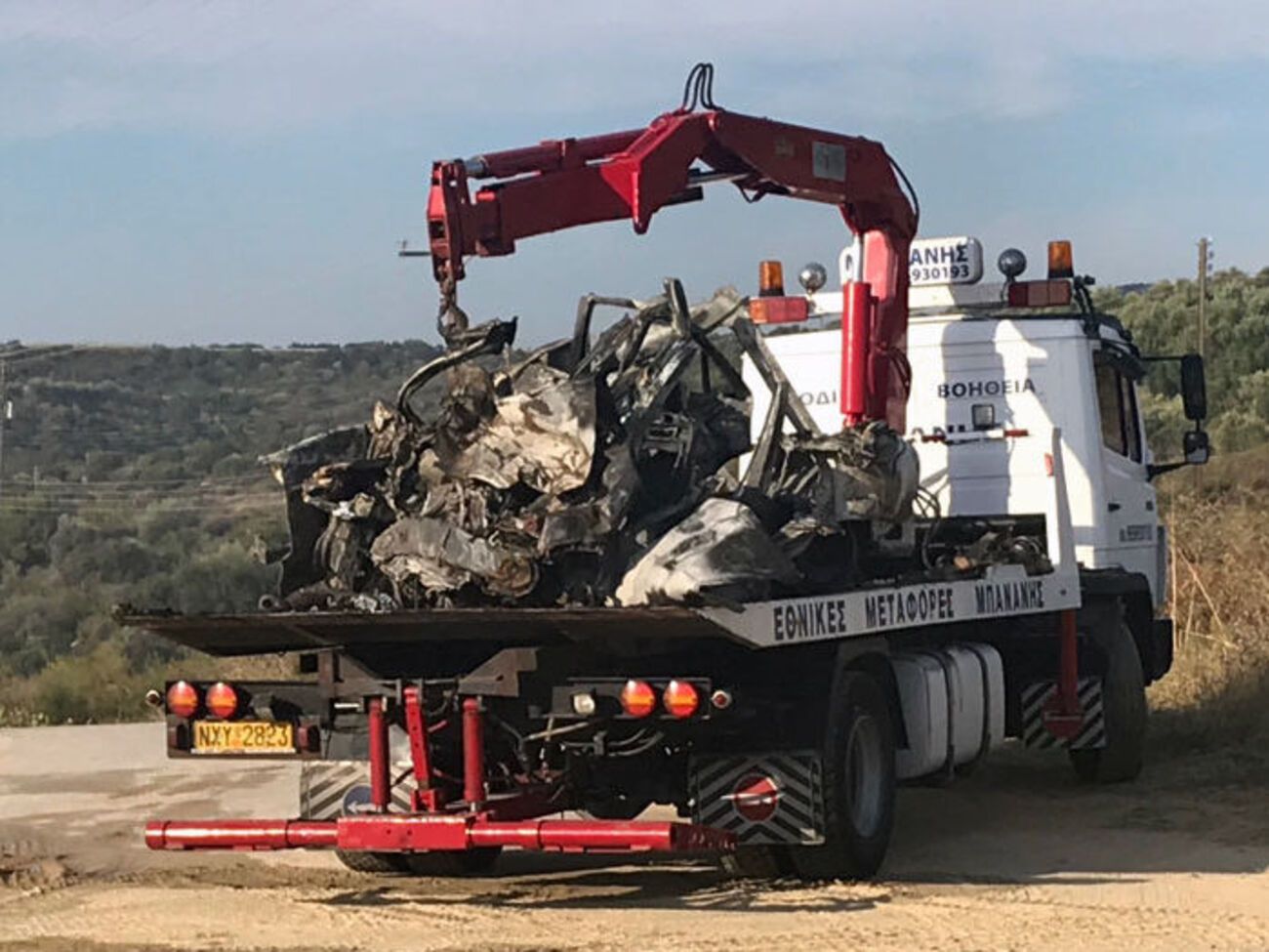 Обидві машини згоріли