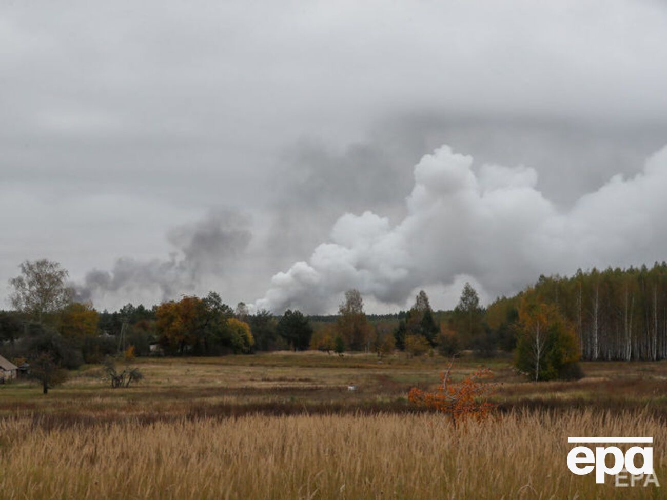 Пожар на арсенале в Черниговской области начался в ночь на 9 октября