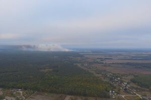 Пожар на арсенале в Черниговской области начался в ночь на 9 октября