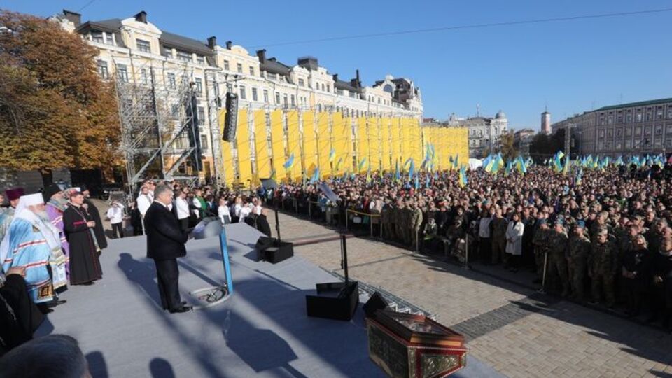 Порошенко: Спільне будівництво незалежної церкви не може бути основою для протистояння і насильства