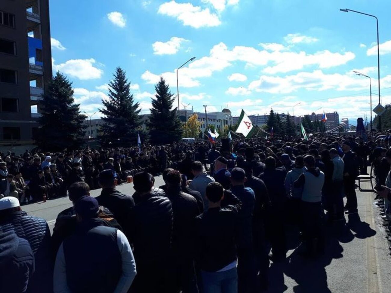 Олег Козловский&nbsp;наблюдал за ходом протестов в Ингушетии