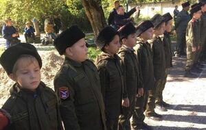 14 октября в Керчи состоялось принятие в кадеты казачьего военно-патриотического клуба "Грифон"