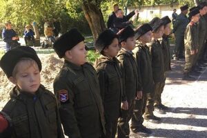 14 октября в Керчи состоялось принятие в кадеты казачьего военно-патриотического клуба "Грифон"