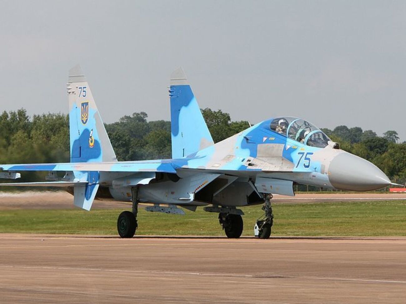 Су-27 разбился во время учений "Чистое небо 2018"