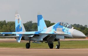 Су-27 разбился во время учений "Чистое небо 2018"