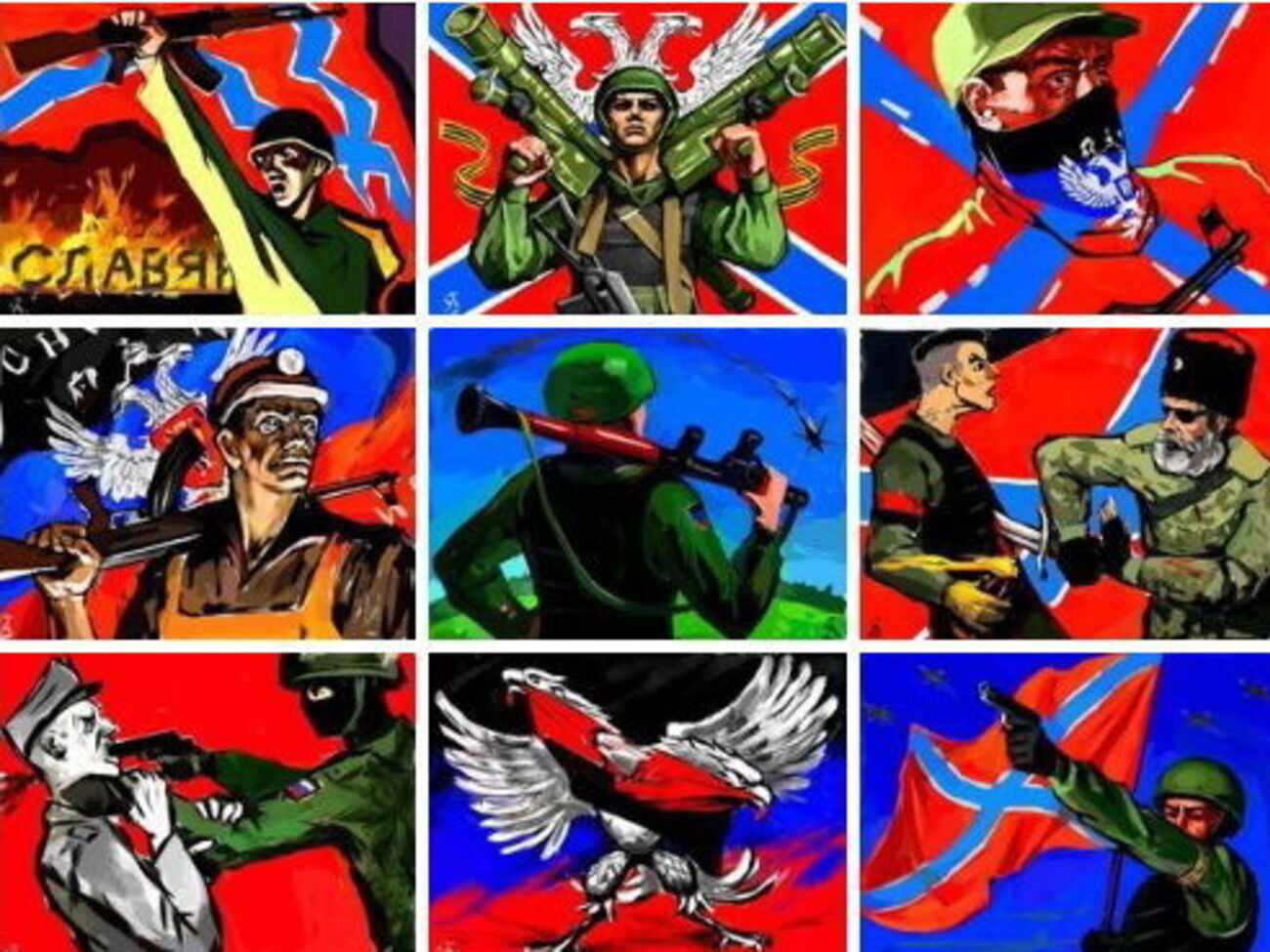 Влад Росляков репостив "зразок чудової агітаційної творчості" проросійських терористів