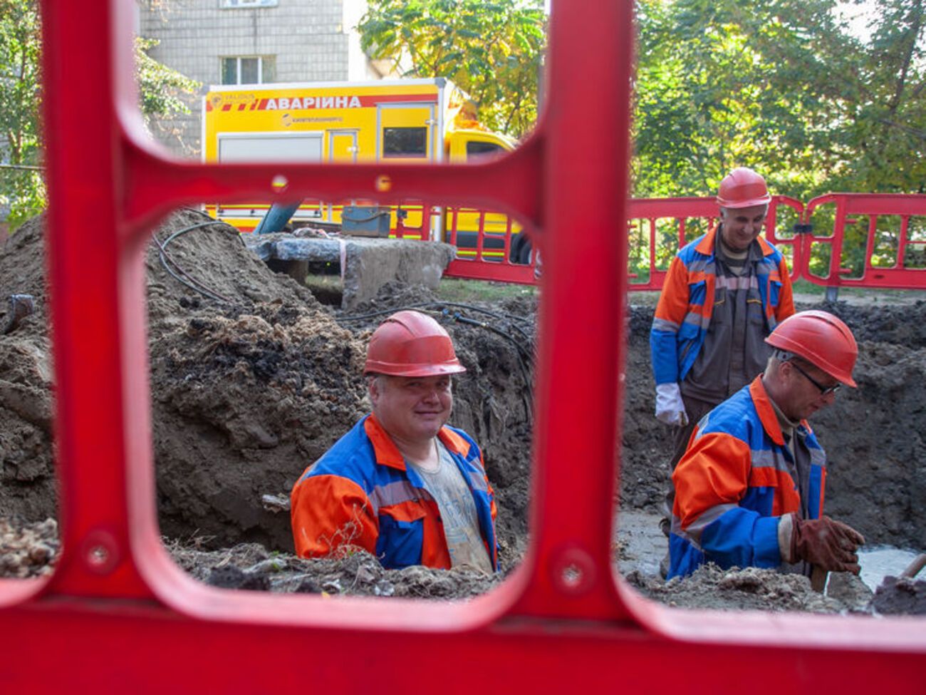 В теплосетях Киева устраняют повреждения