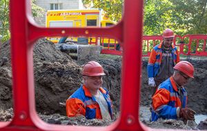 В теплосетях Киева устраняют повреждения
