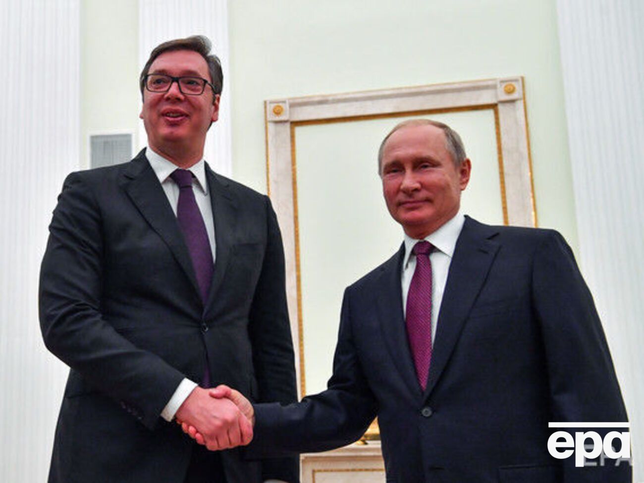 Вучич встретился с Путиным