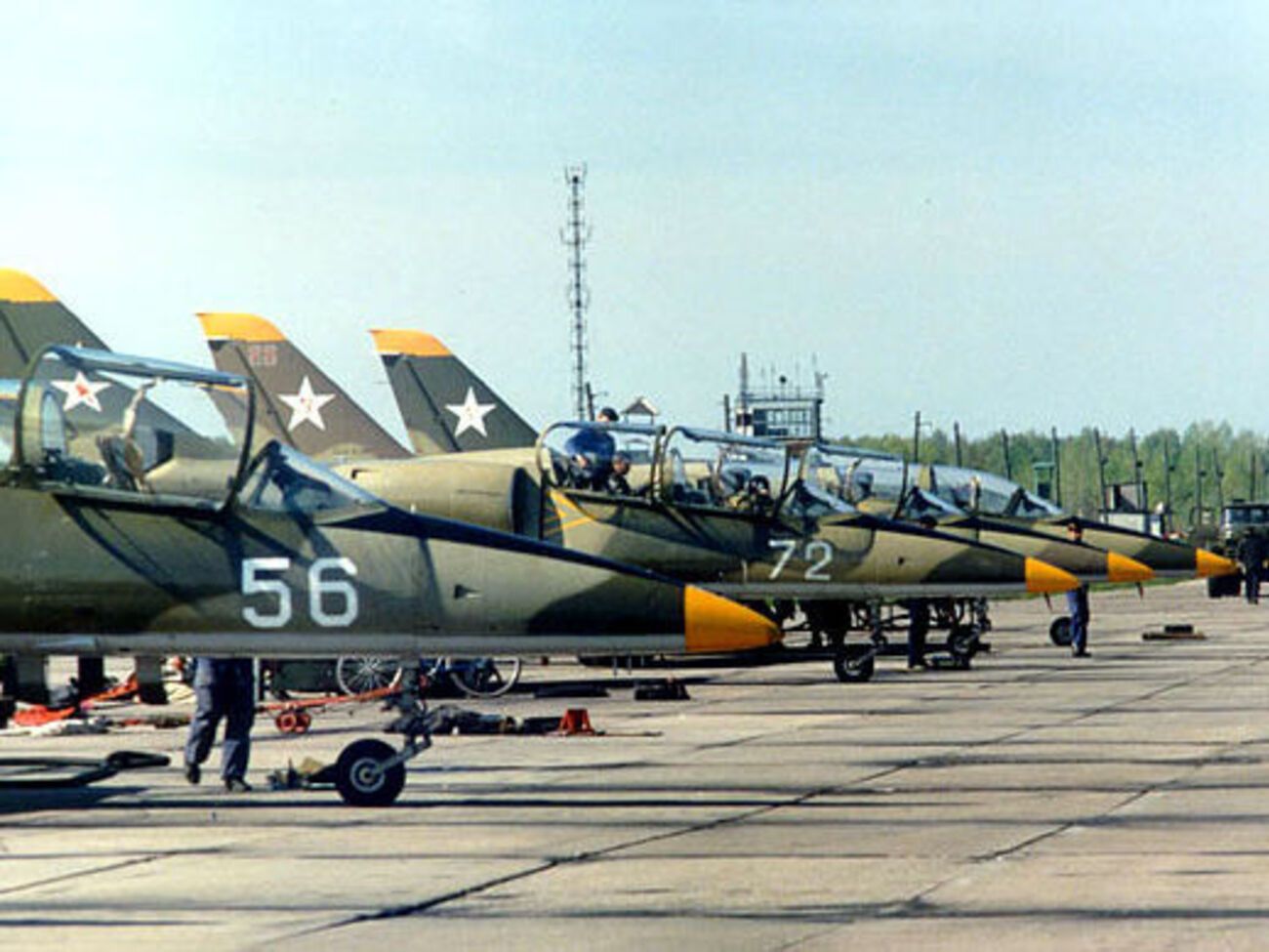 Літаки Л-39 використовують російські військові