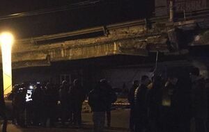 27 февраля 2017 года в Киеве обвалилась часть Шулявского путепровода