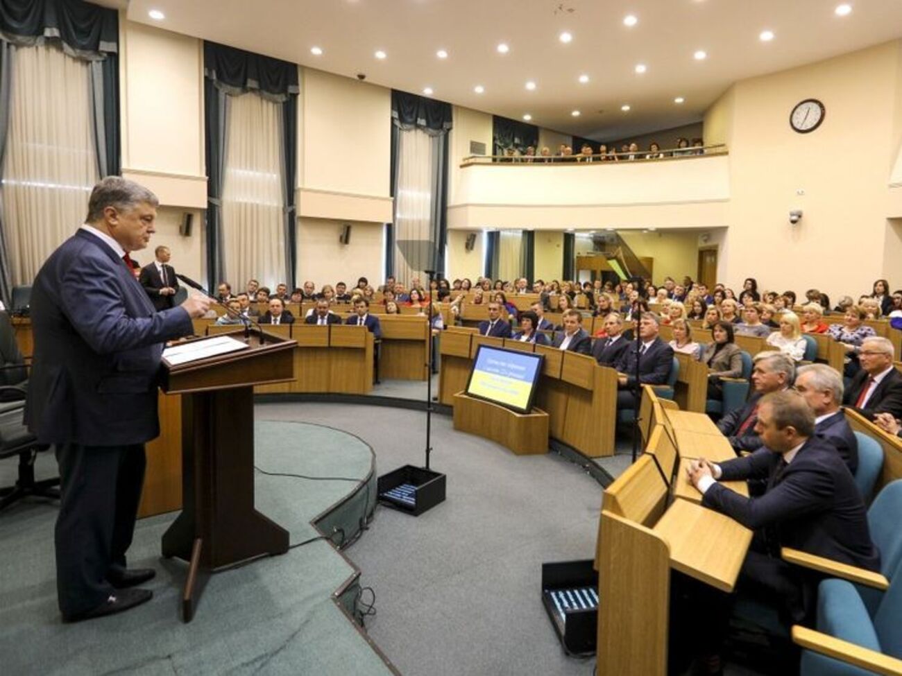 Порошенко выступил в Счетной палате