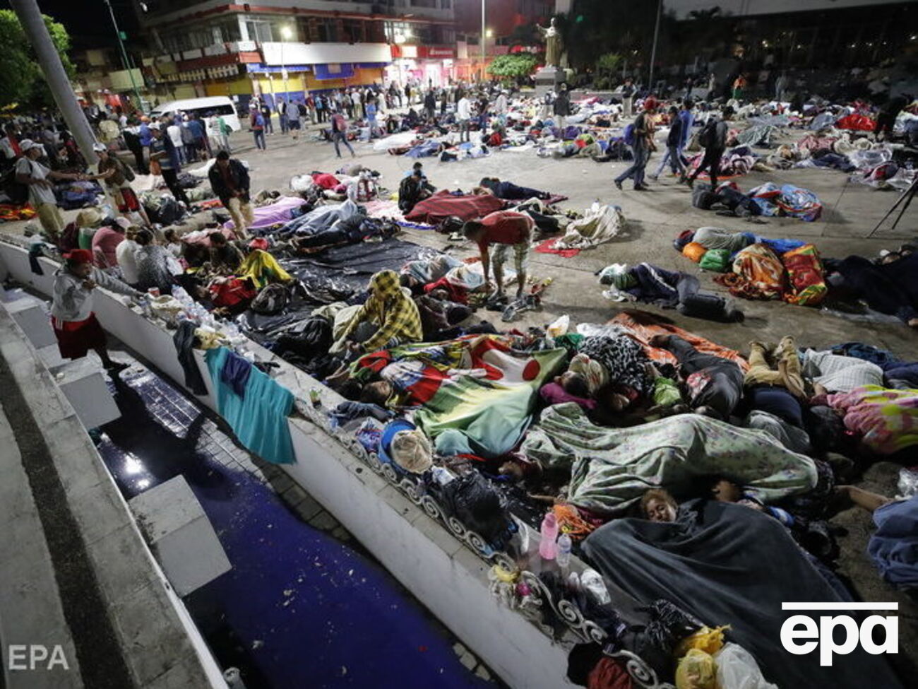 Мигранты из Гондураса дошли до Мексики