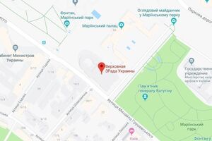 Верховная Рада Украины расположена на улице Михаила Грушевского в Киеве