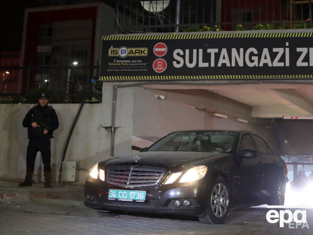 Автомобиль находился на стоянке в отдаленном районе Стамбула