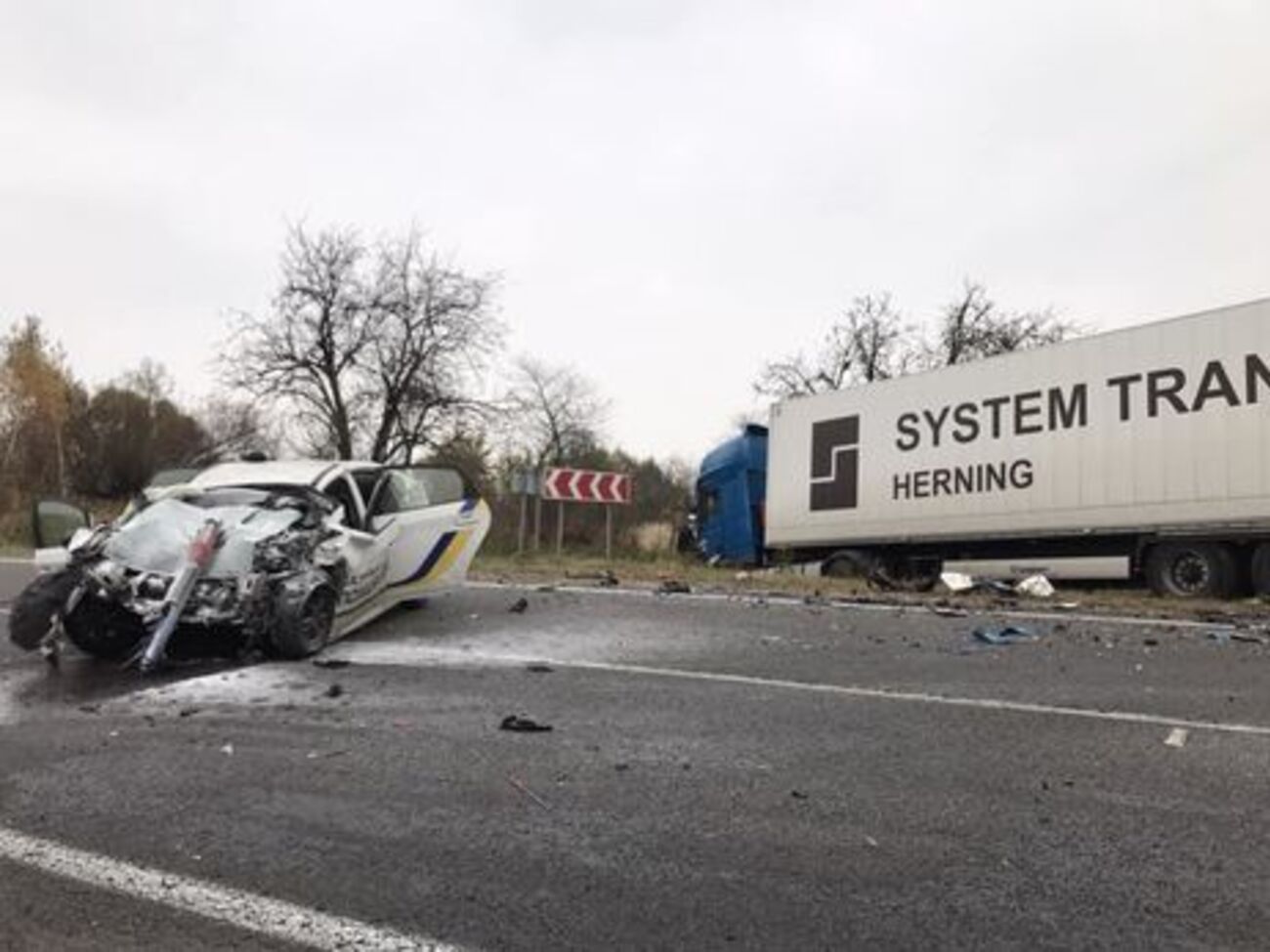 Унаслідок ДТП 20 жовтня загинуло двоє патрульних