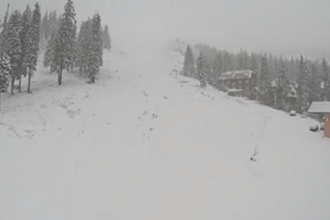 Ожидается, что снег в Карпатах будет падать еще 25-го и 26 октября