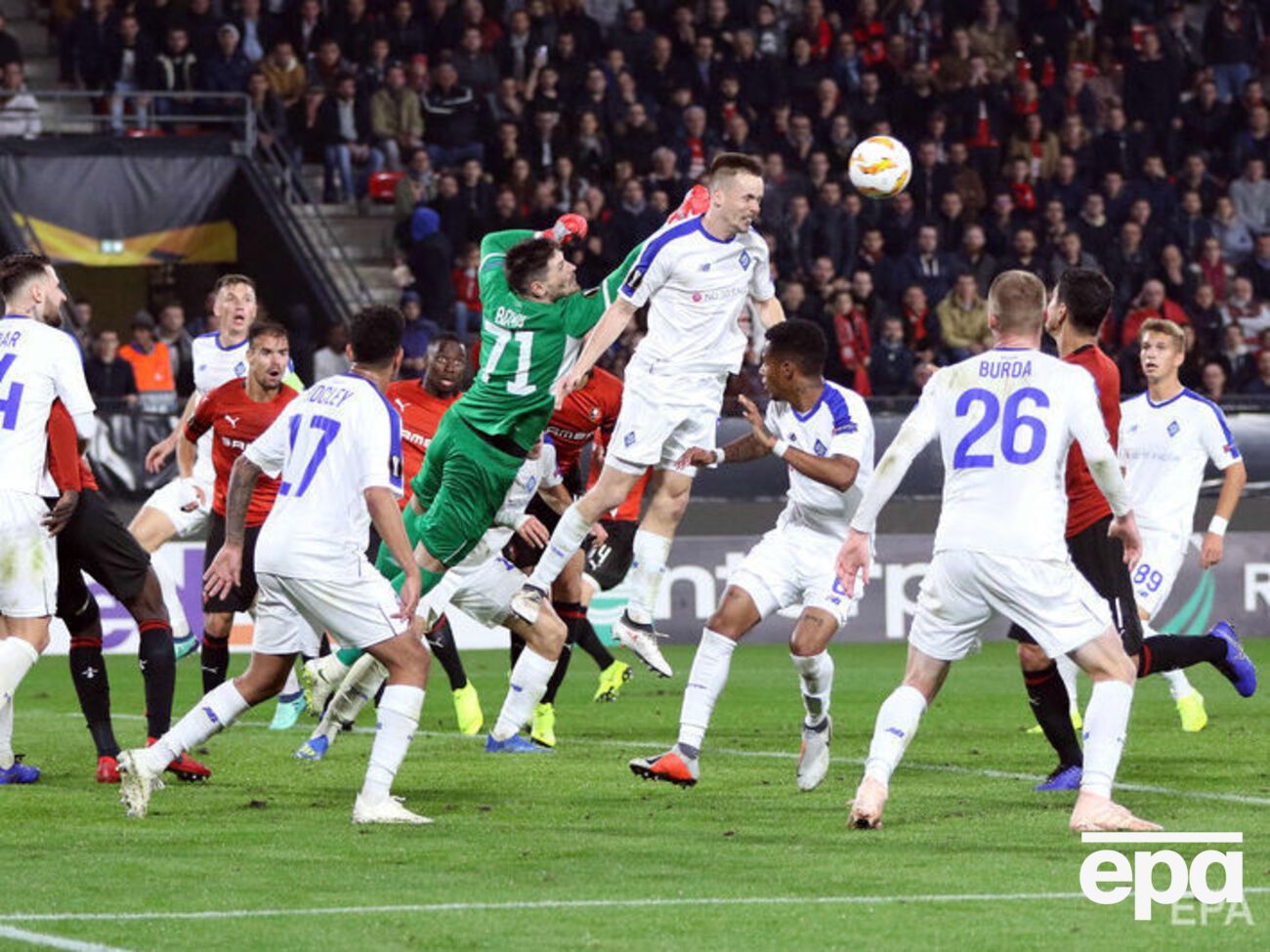 "Динамо" вырвало победу над "Ренном" в концовке встречи