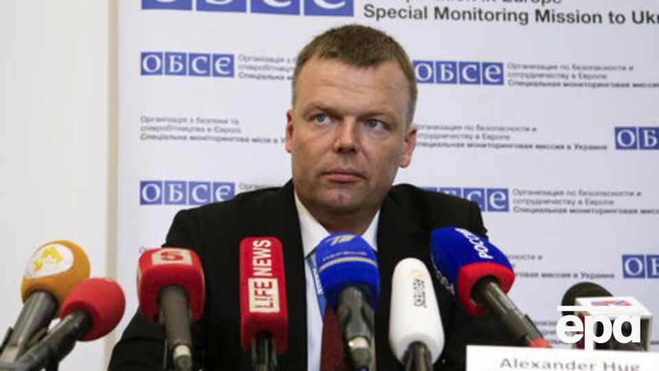 Хуг іде з посади заступника глави місії ОБСЄ на Донбасі в жовтні
