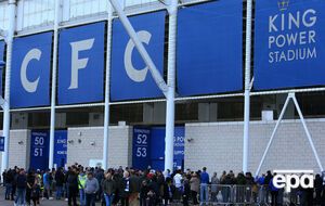 Стихийная акция прошла возле стадиона в Лестере