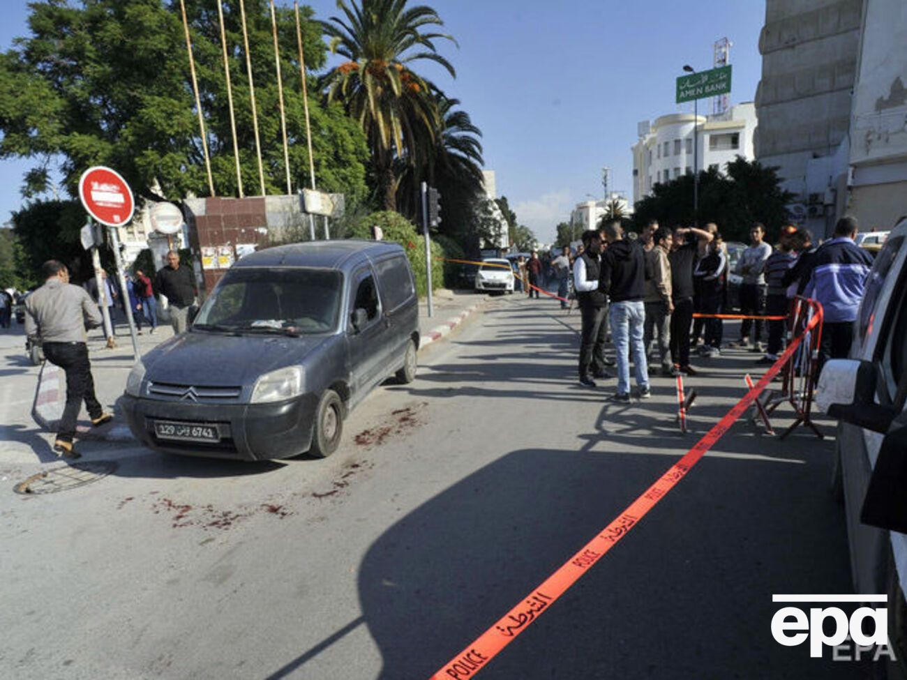 В центре Туниса произошел взрыв