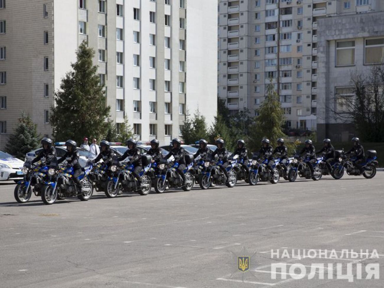 В Украине работают 16 мотопатрульных