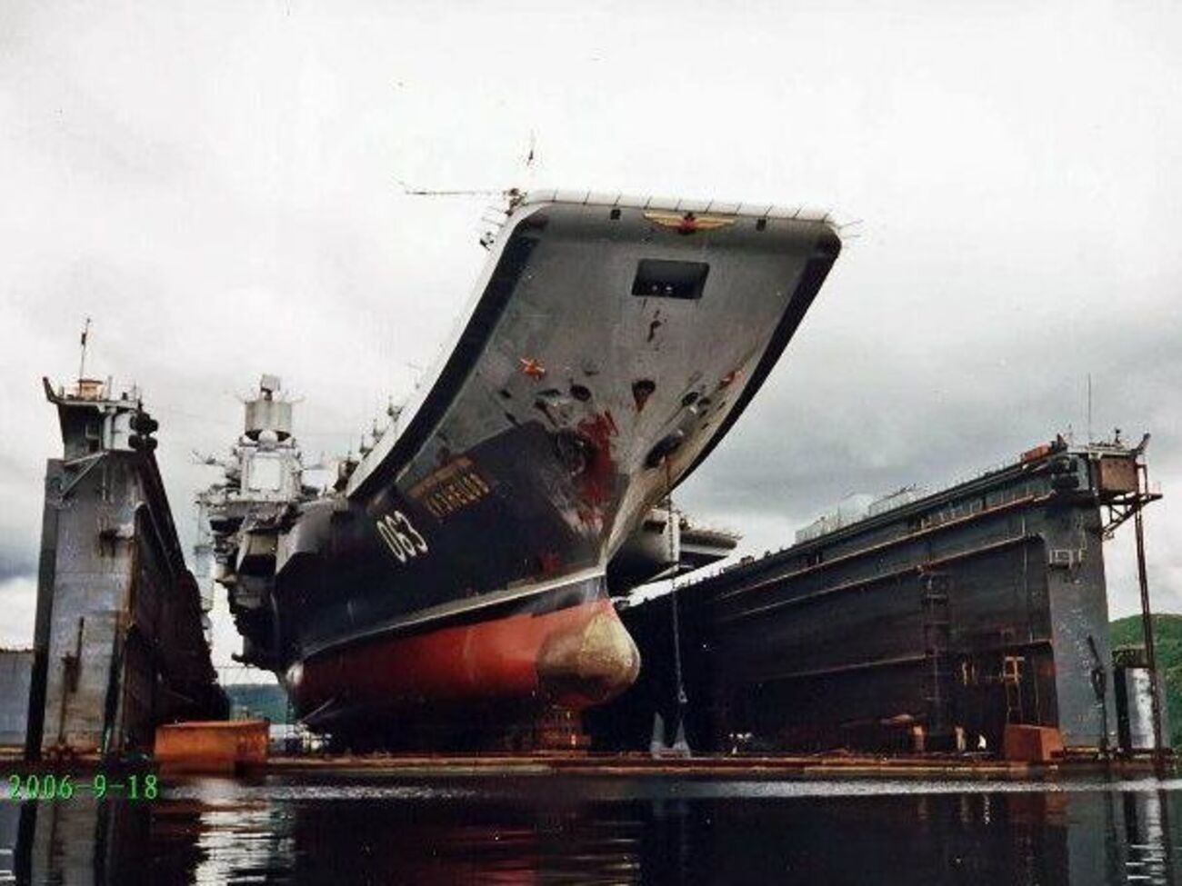 На ПД-50 ремонтували найбільші кораблі РФ