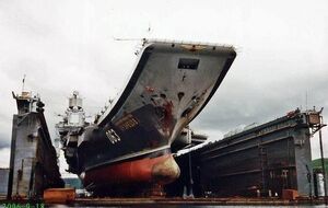 На ПД-50 ремонтували найбільші кораблі РФ