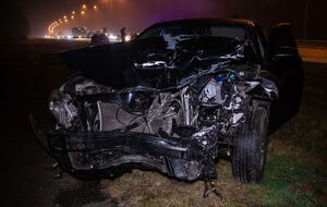 Від удару Camry розвернуло і відкинуло з дороги